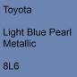 Preview: Toyota, Light Blue Pearl Metallic, 8L6.